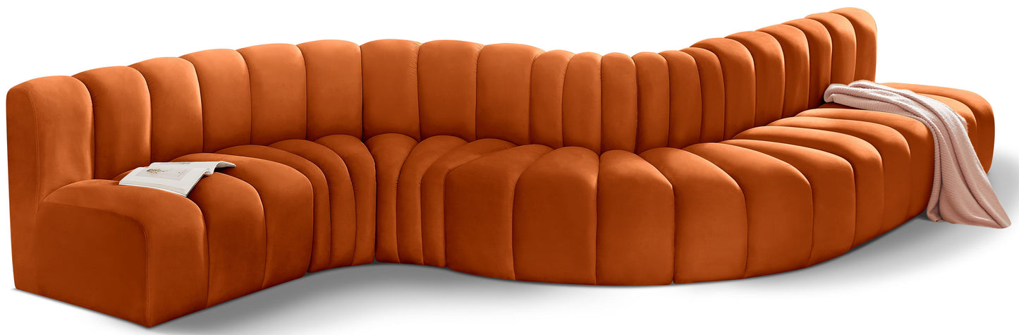 Arc - Velvet 7 Piece Modular Sofa