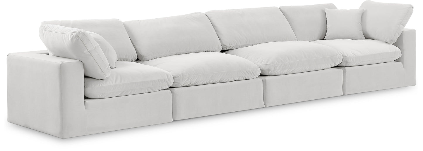 Comfy - Velvet Modular Sofa 4 Seats