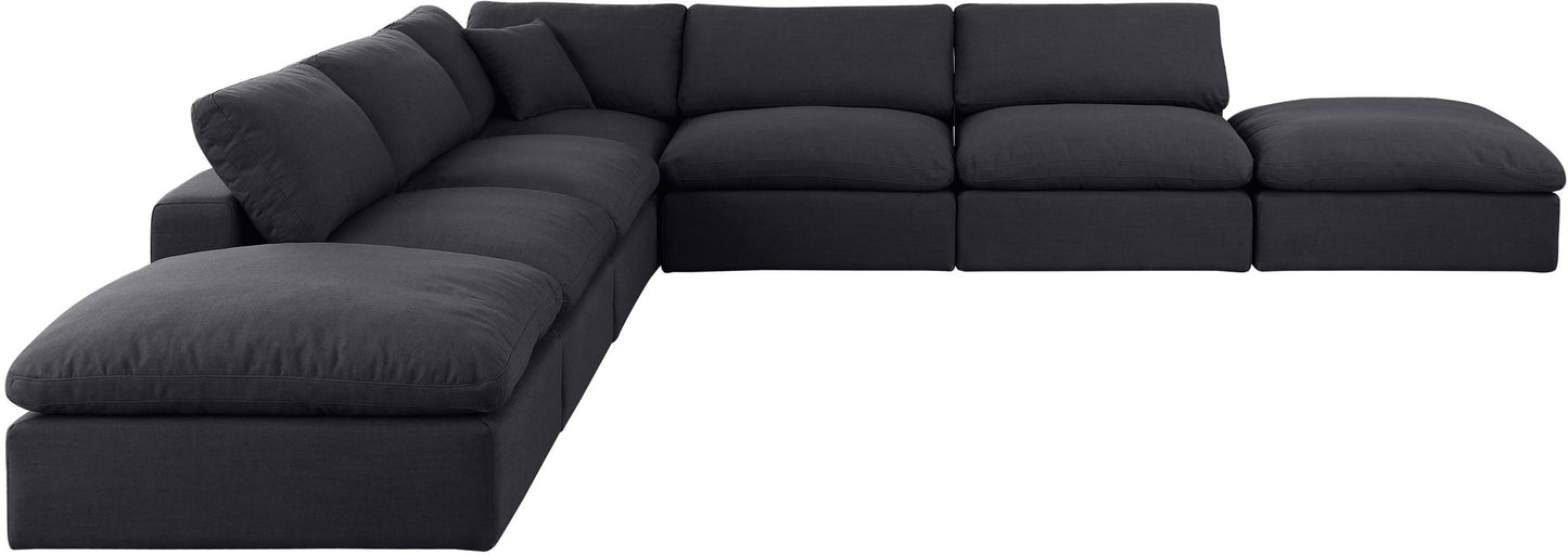 Comfy - 7 Piece Linen Modular Corner Sectional