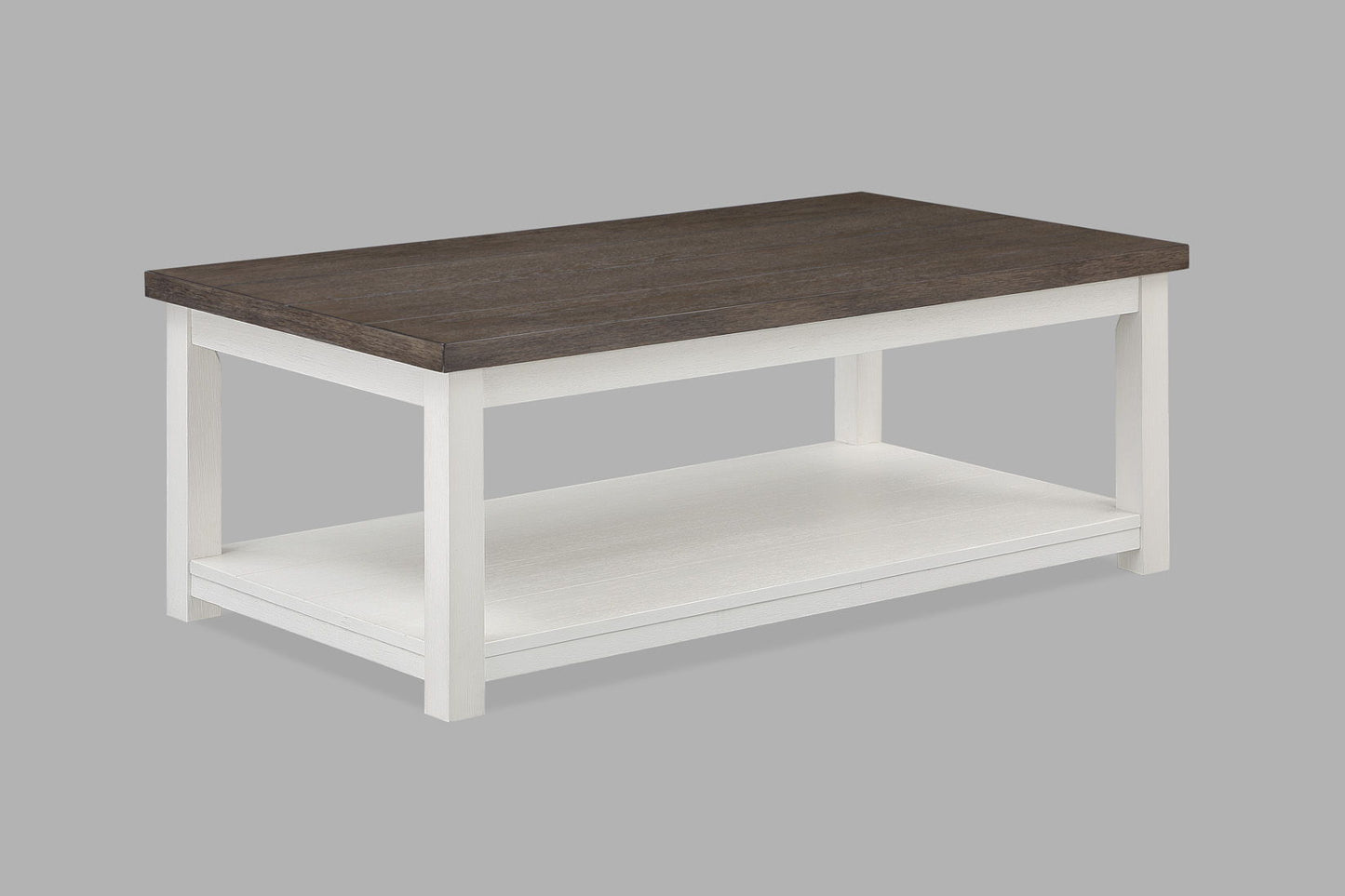 Dakota - Coffee Table With Casters - White