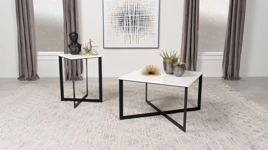Tobin - Marble Top Coffee And End Table Set