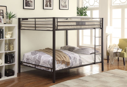 Limbra - Double Queen Bunk Bed - Sandy Black