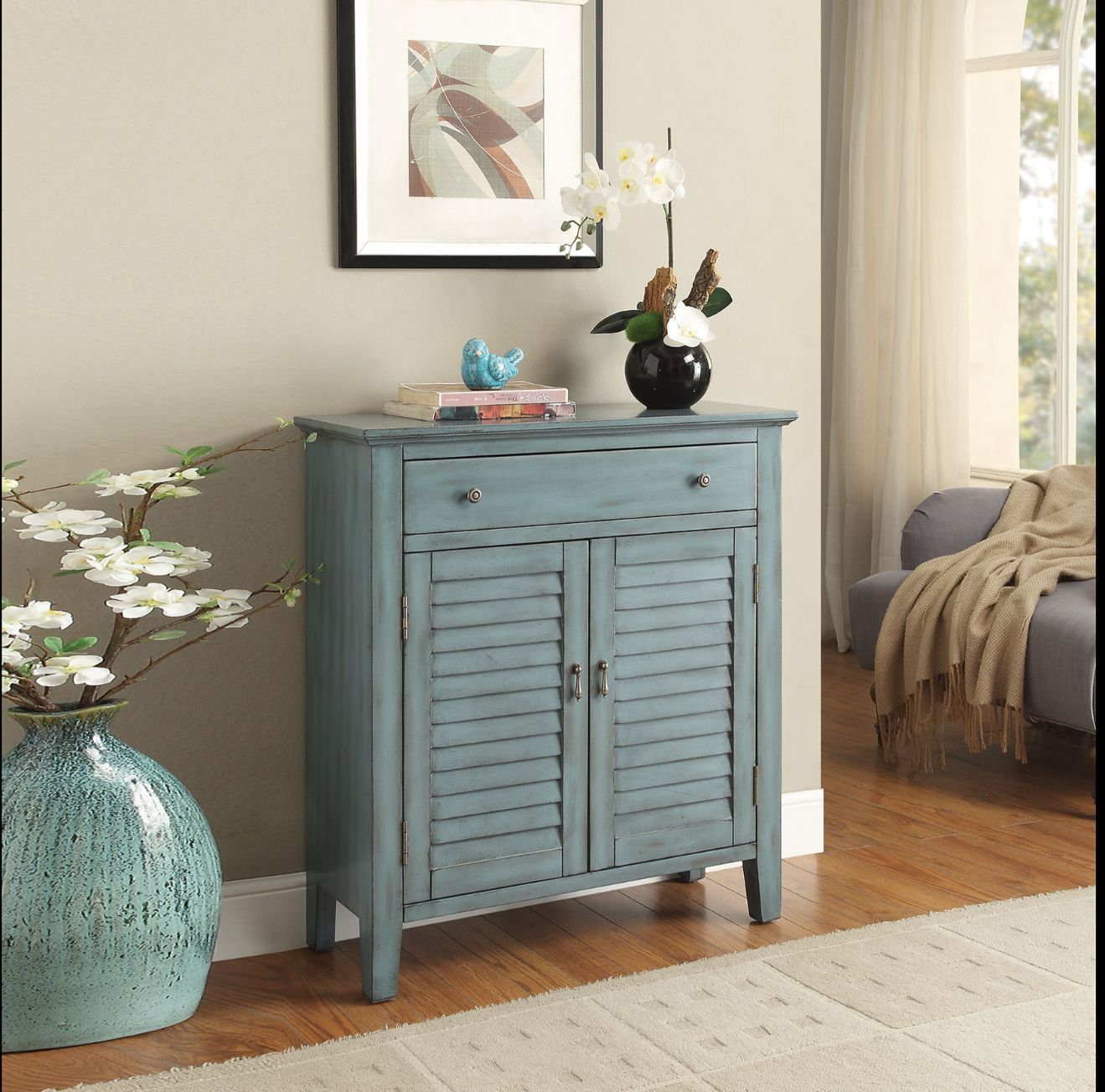 Winchell - Console Cabinet - Antique Blue