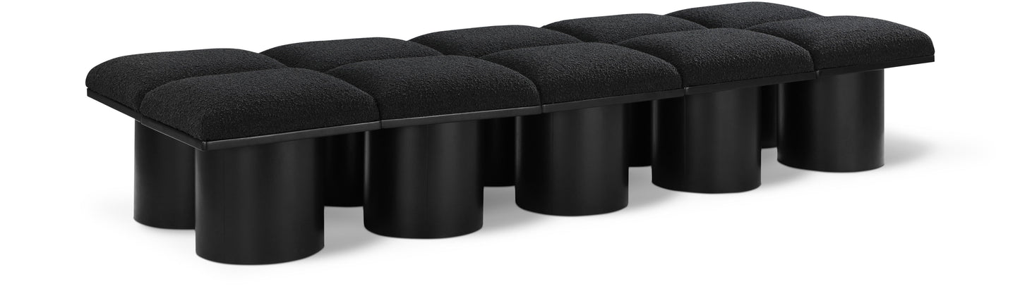 Pavilion - 10 Piece Modular Bench With Black Base