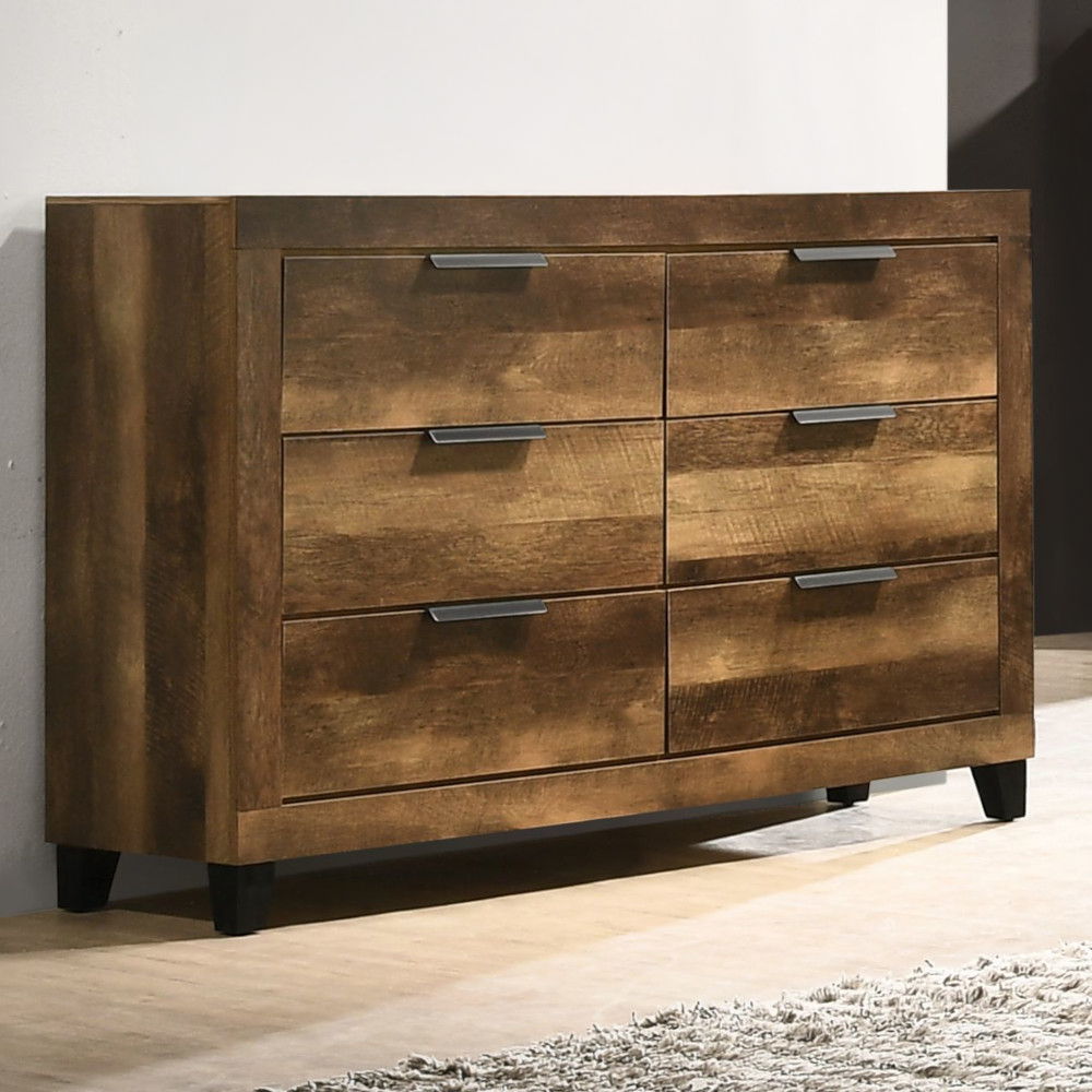 Morales - Dresser - Rustic Oak