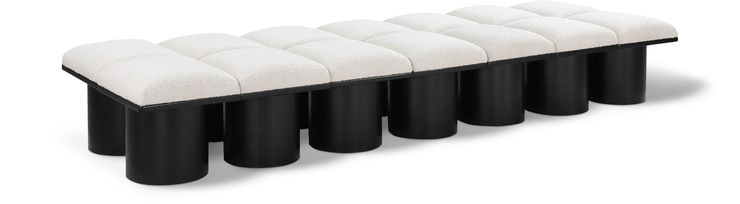 Pavilion - 14 Piece Modular Bench With Black Base