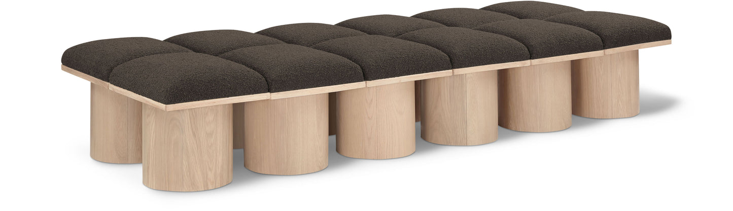 Pavilion - 12 Piece Modular Bench With Natural Base