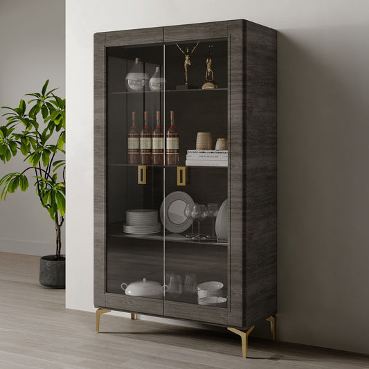 Venezia - Wine Cabinet - Gray