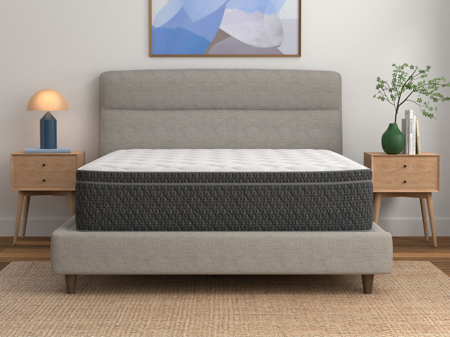 Double Sided - Faux Euro Top Firm Hybrid Mattress