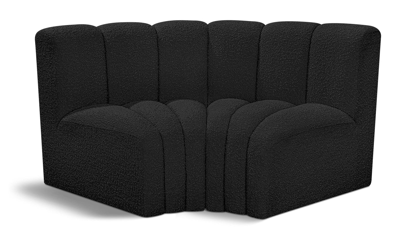 Arc - Boucle Fabric 2 Piece Modular Sofa