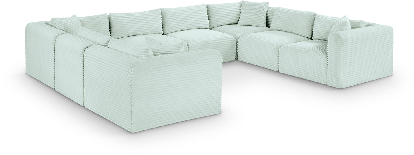 Shaggy - 8 Piece Modular U-Shaped Sectional