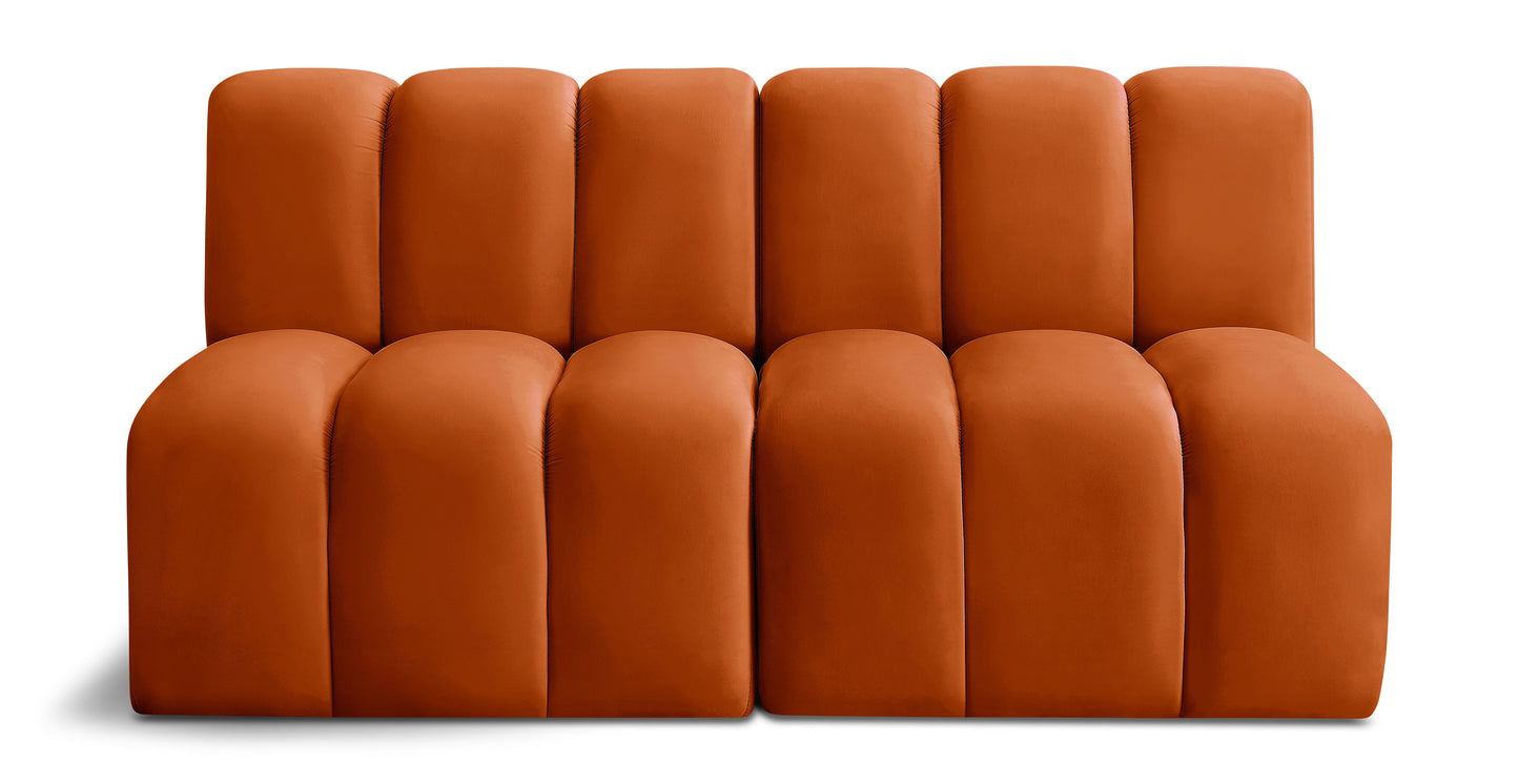 Arc - Velvet 2 Seats Modular Sofa