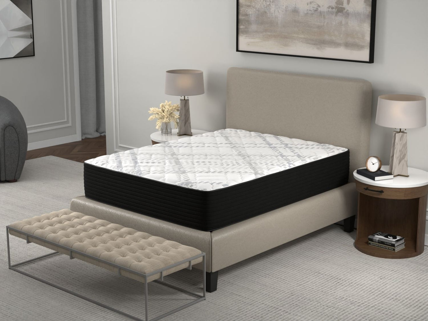 Ultimate Luxury - Ballard 16" Foam Encased Firm Hybrid Mattress