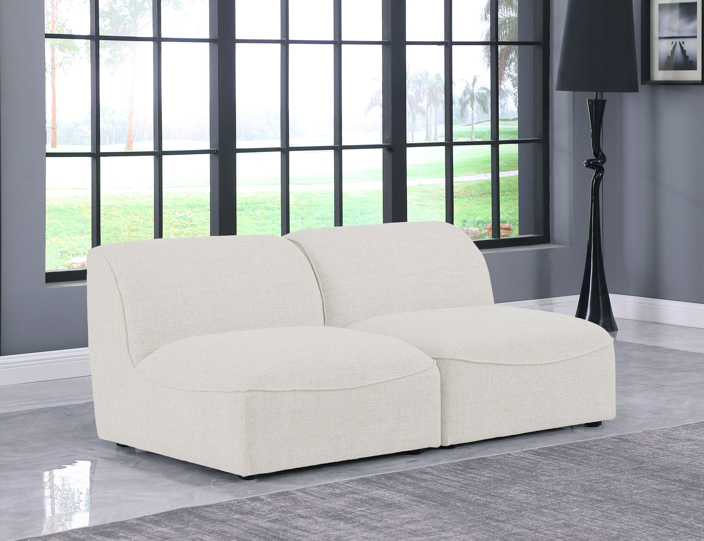 Miramar - 2 Seat Armless Modular Sofa