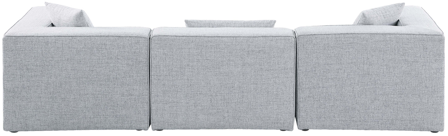 Cube - Linen Modular 3 Seat Sofa