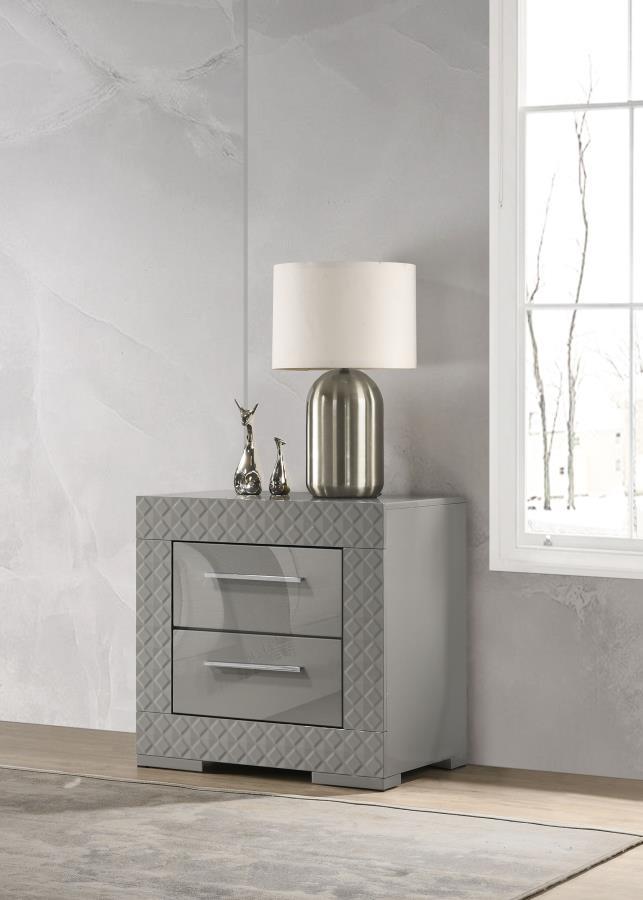 Ives - 2-Drawer Nightstand Bedside Table