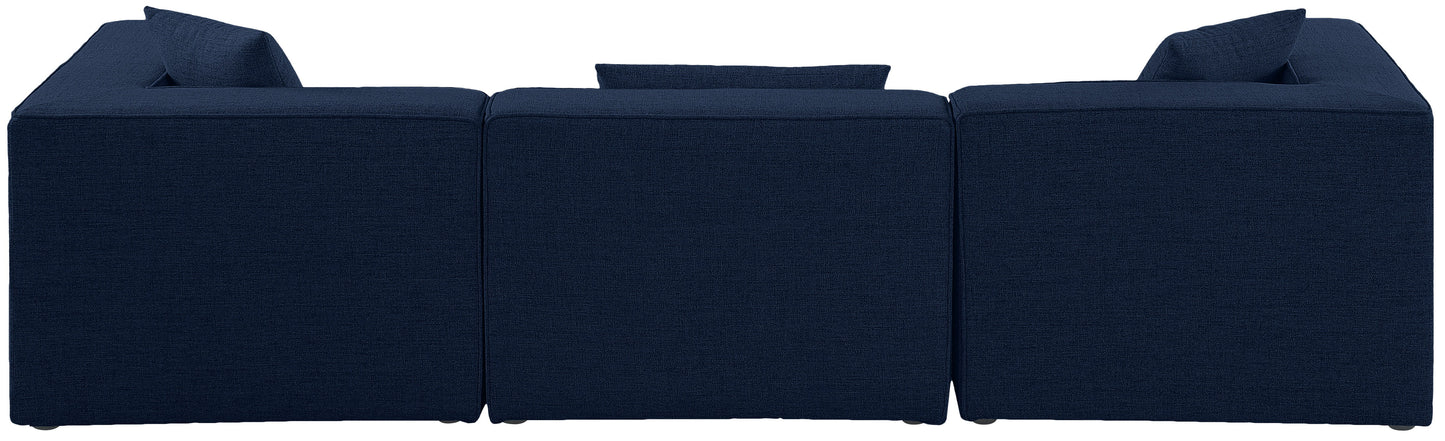 Cube - Linen Modular 3 Seat Sofa