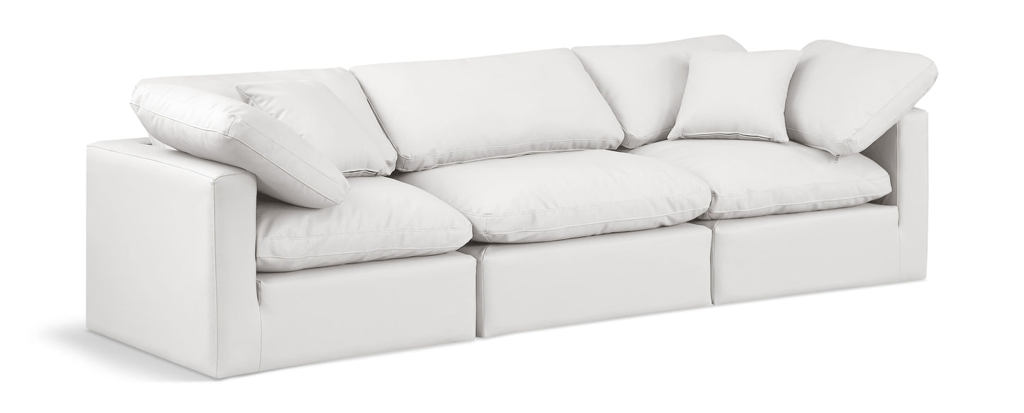 Indulge - Faux Leather 3 Seat Modular Sofa