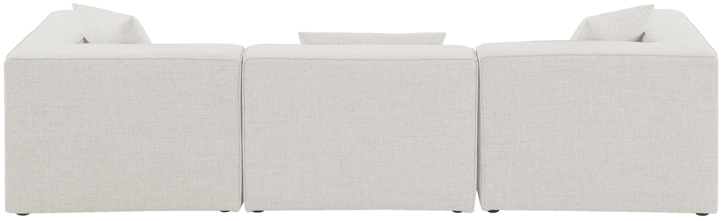 Cube - Linen Modular 3 Seat Sofa