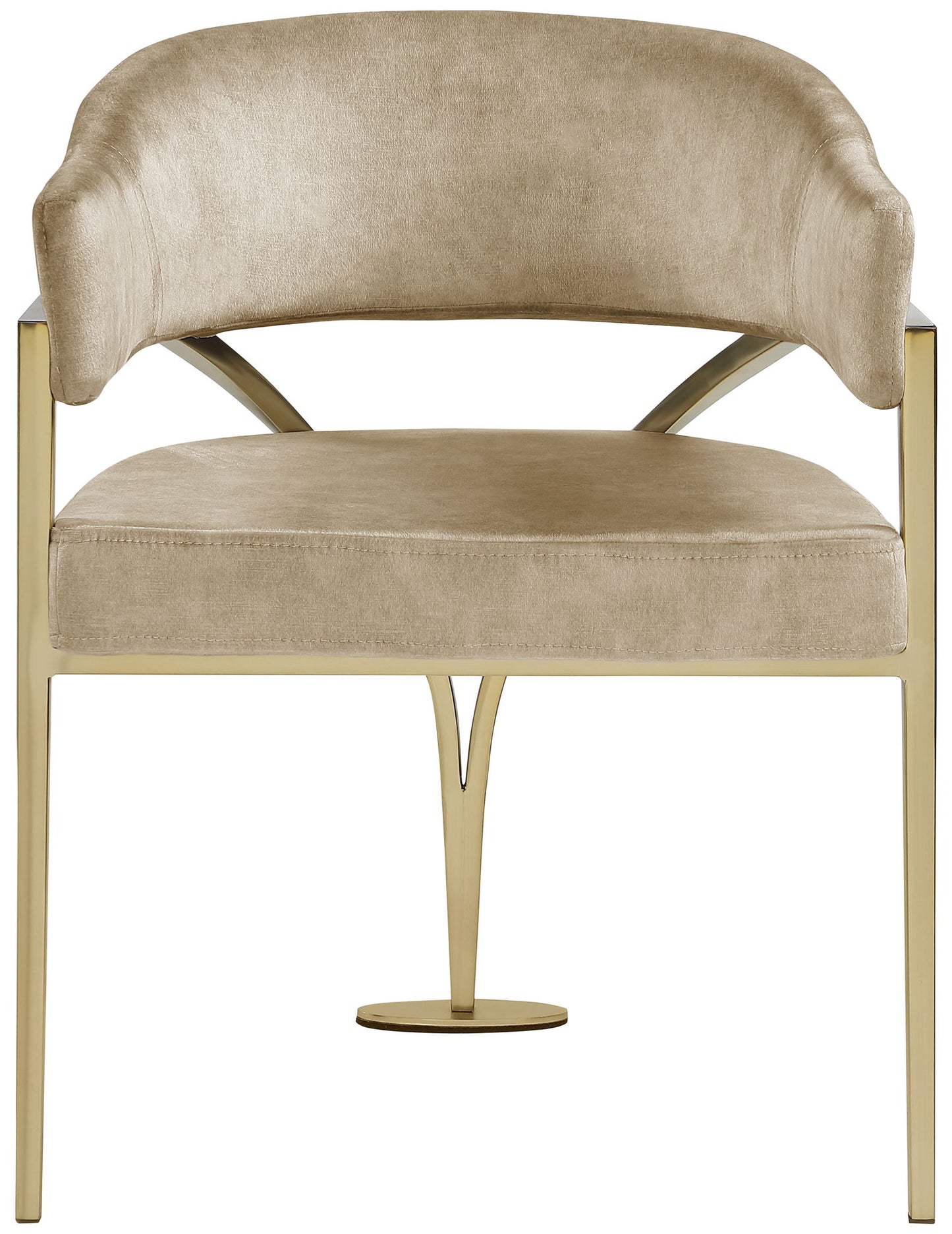 Madelyn - Dining Chair (Set of 2) - Brushed Brass