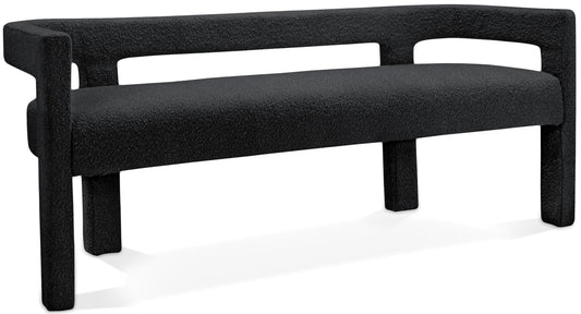 Athena - Boucle Fabric Bench