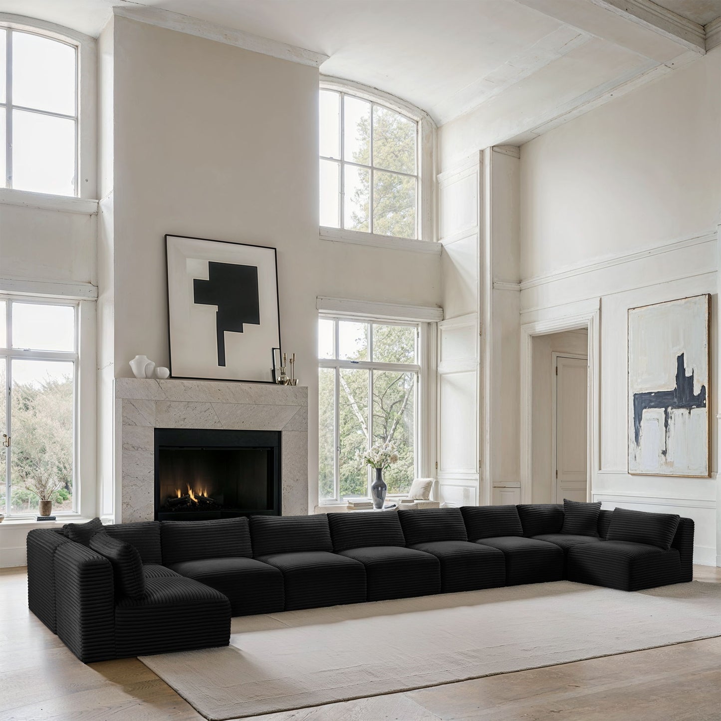 Shaggy - 9 Piece Modular Sectional