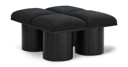Pavilion - 4 Piece Modular Bench With Black Base