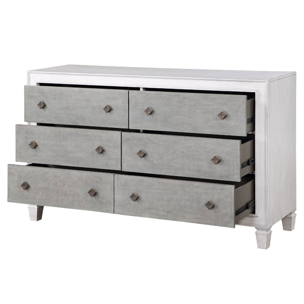 Katia - Dresser - Rustic Gray & Weathered White