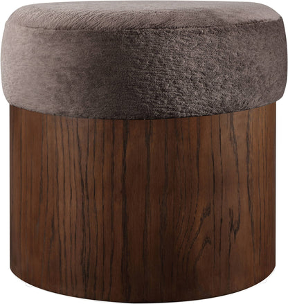 Nimes - Ottoman / Stool With Brown Base