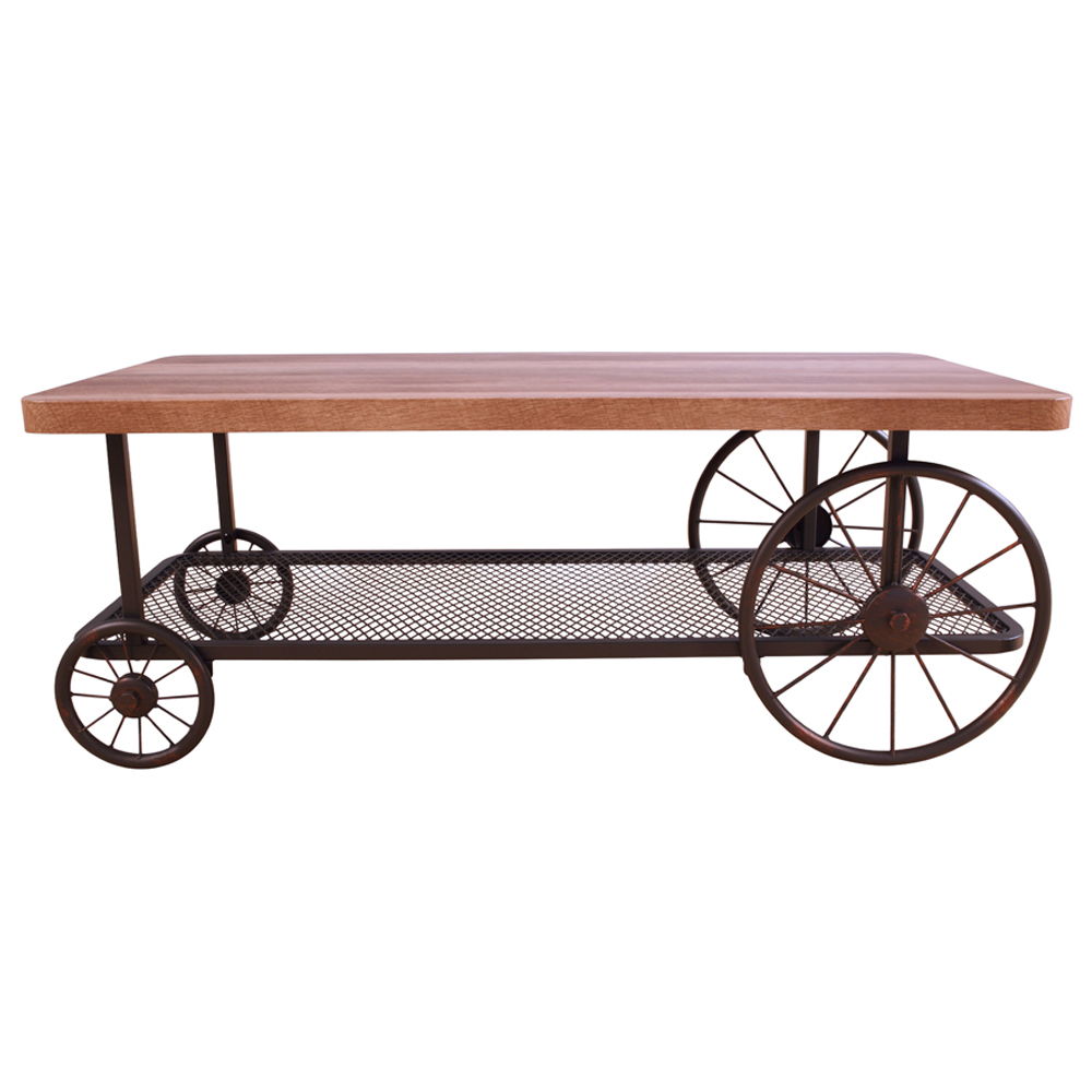 Francie - Coffee Table - Oak & Antique Gray