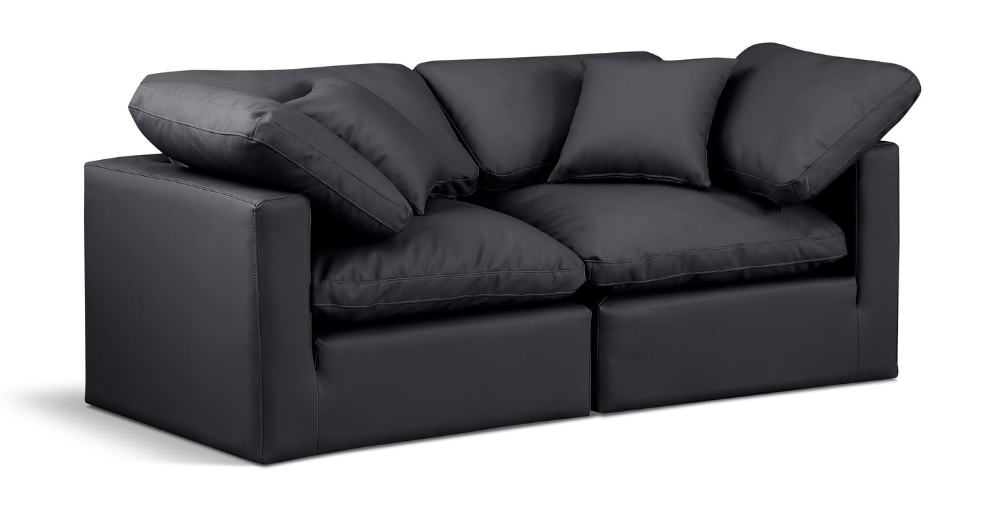 Indulge - Faux Leather 2 Seat Modular Sofa