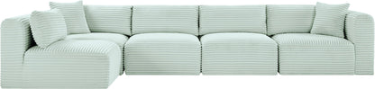 Shaggy - 5 Piece Modular Sectional