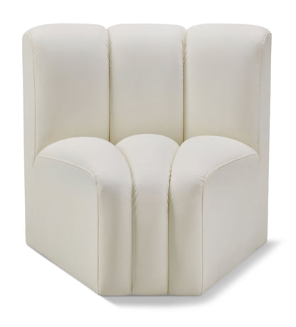 Arc - Faux Leather Curved Corner Chair