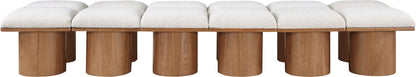 Pavilion - 12 Piece Modular Bench With Brown Base