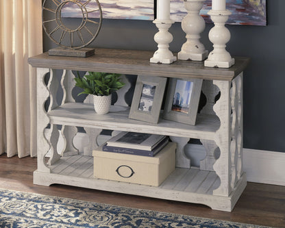 Havalance - Console Sofa Table - Gray / White