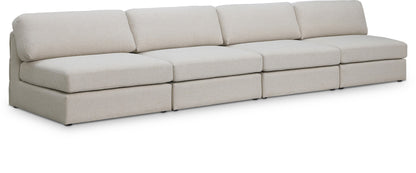 Beckham - Modular 4 Seats Armless Sofa