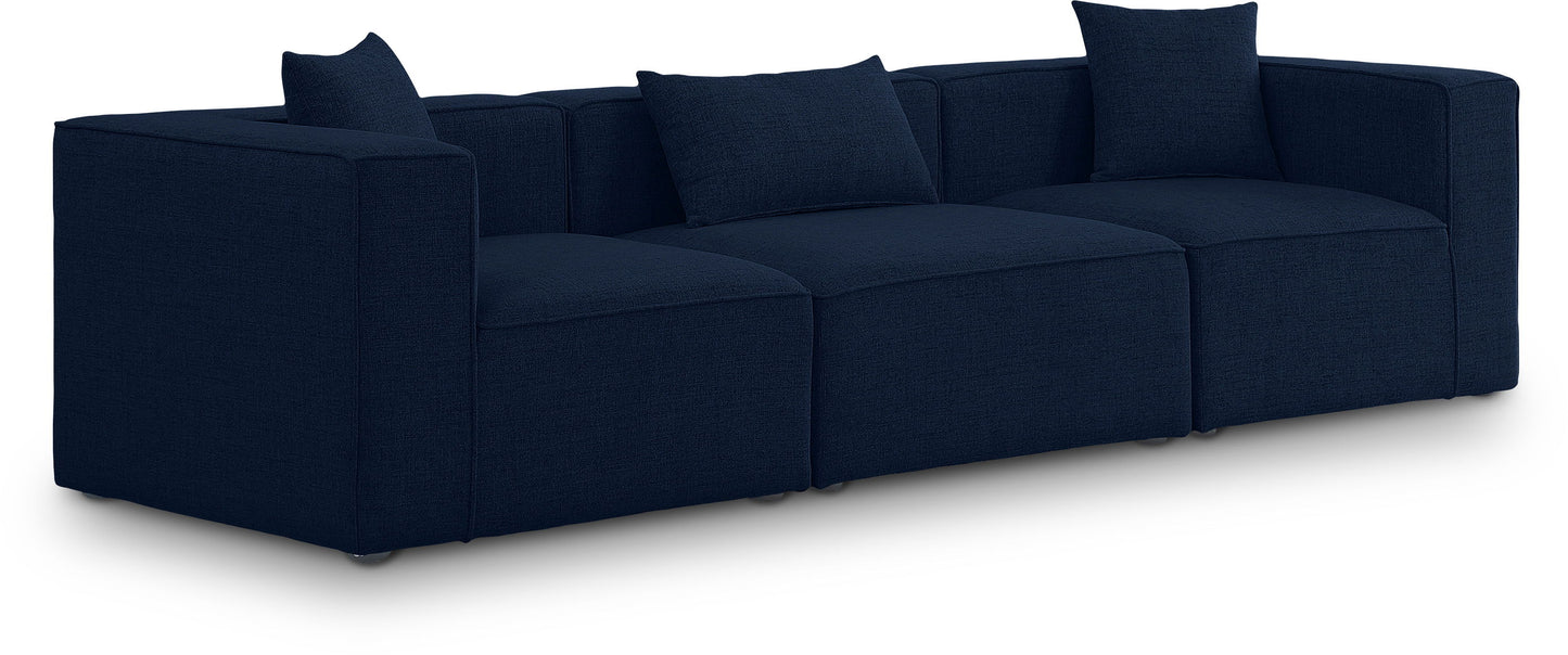 Cube - Linen Modular 3 Seat Sofa