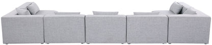 Cube - Linen 7 Piece Modular U-Shaped Sectional