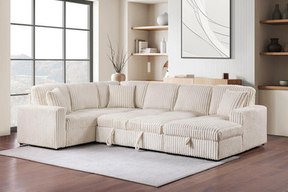 Devonshire - Sleeper Sectional Sofa Storage Chaise