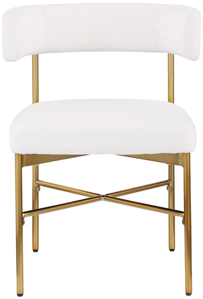 Rivage - Durable Dining Chair With Gold Frame (Set of 2)
