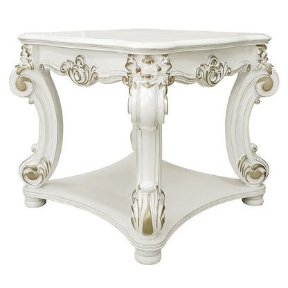 Vendome - 31" End Table - Antique Pearl