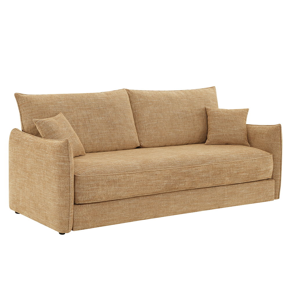 Cadie - Sofa With 2 Pillows - Mocha