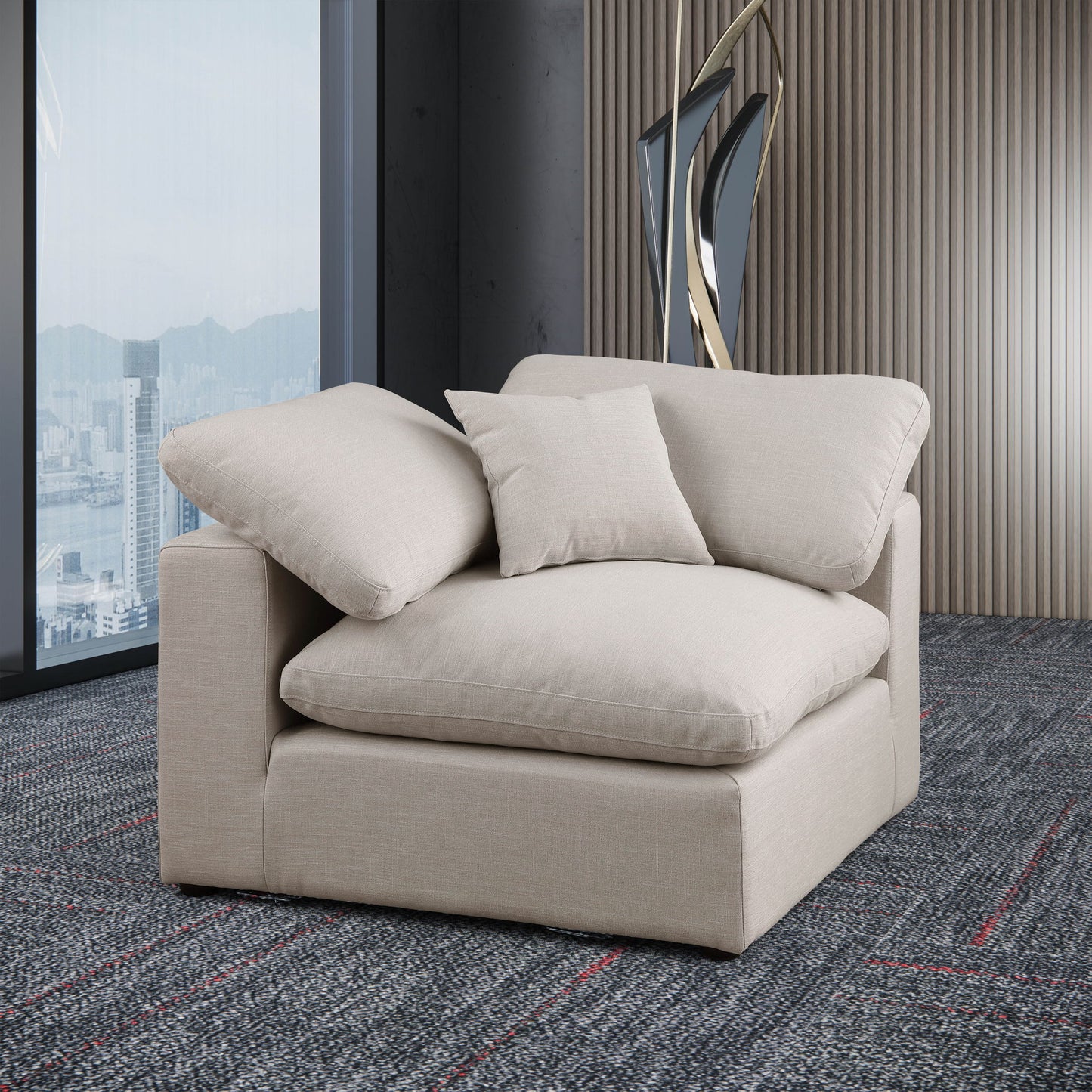 Comfy - Linen Corner Chair