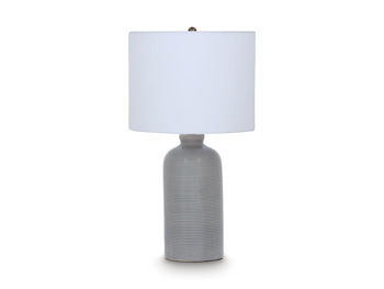 Wimlow - Ceramic Table Lamp - Gray Blue
