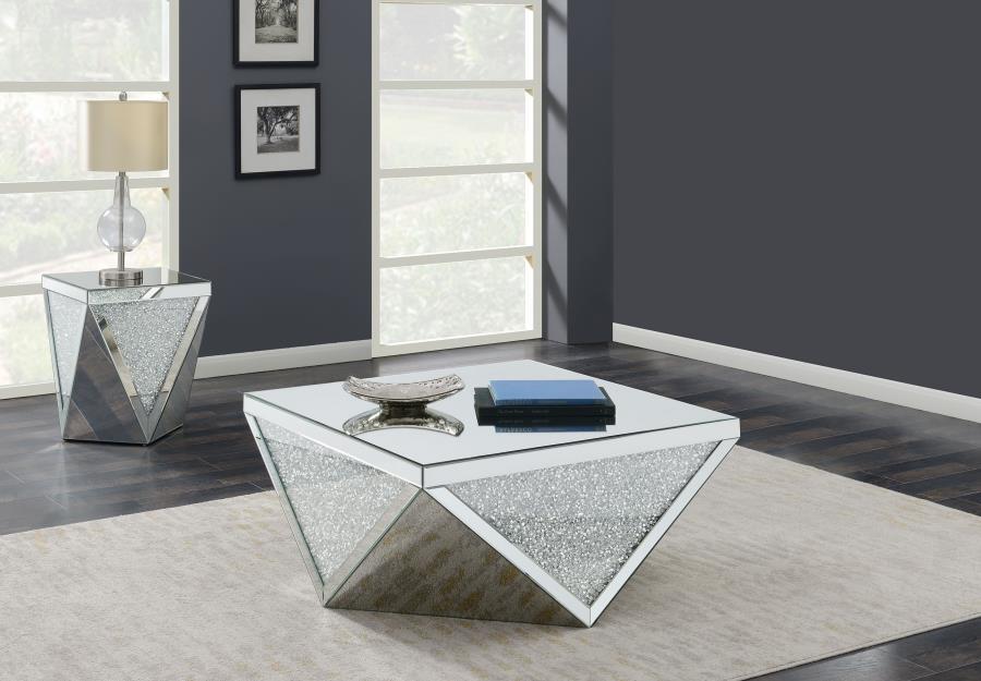 Amore - Mirrored Coffee Table Set