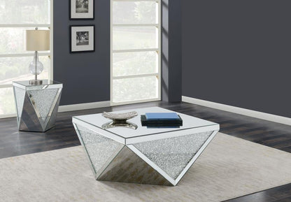 Amore - Mirrored Coffee Table Set
