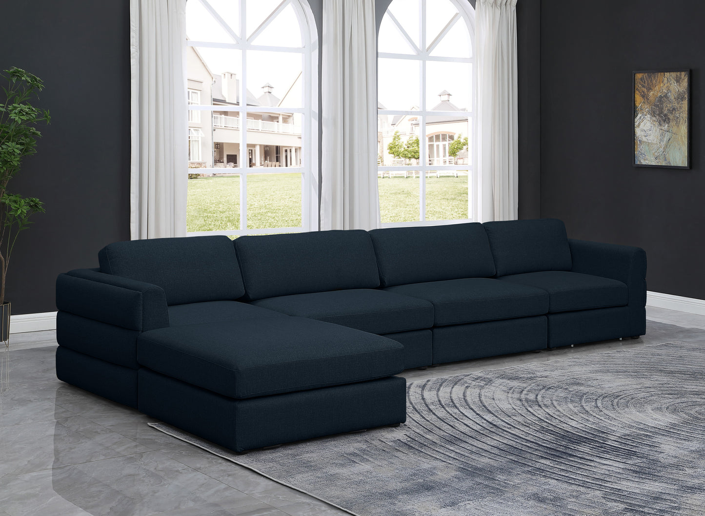 Beckham - 5 Piece Modular L-Shaped Sectional