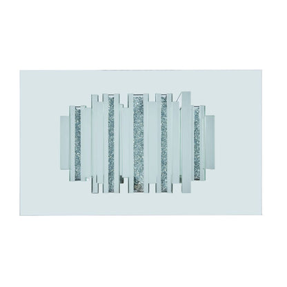 Noralie - 47" X 28" Coffee Table - Mirrored & Faux Diamonds