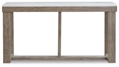 Loyaska - Sofa Table - Brown / Ivory