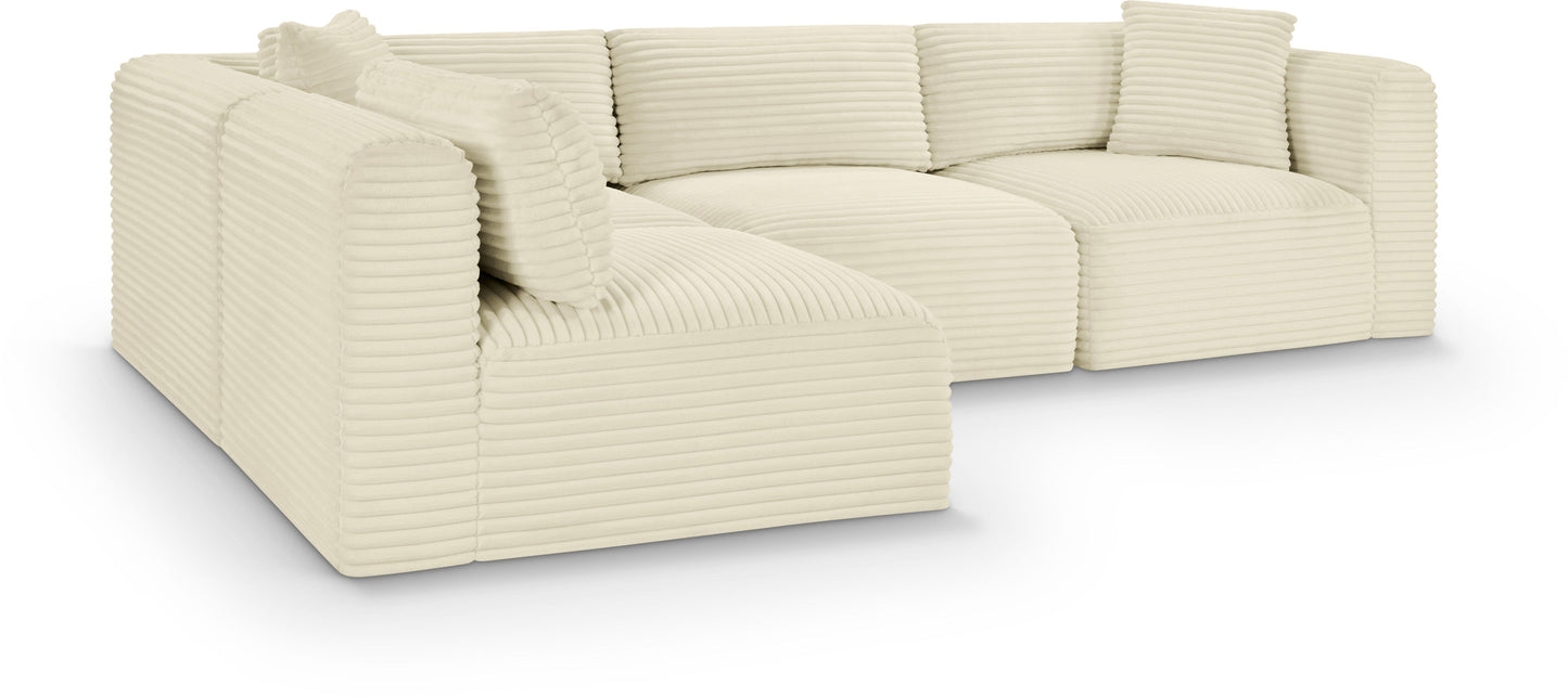 Shaggy - 4 Piece Modular Sectional